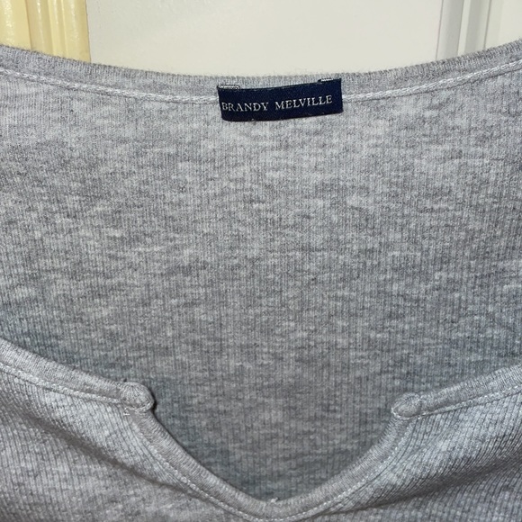Brandy Melville gray top - Picture 2 of 2